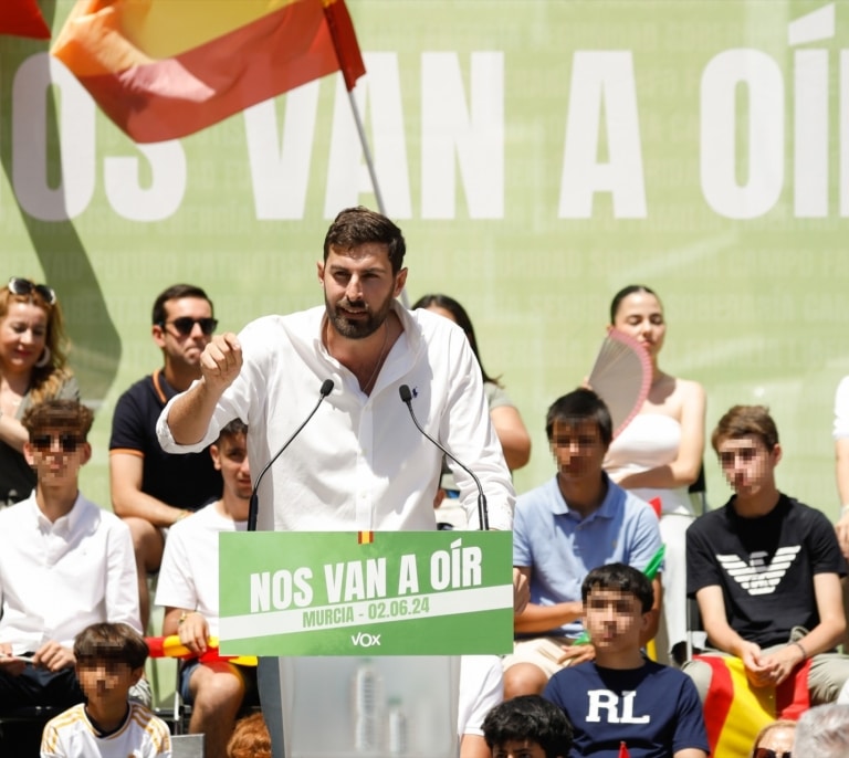 La Fiscalía abre diligencias contra el presidente de Vox en Murcia por delitos de odio