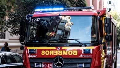 Descubren a un hombre carbonizado dentro de un coche por un incendio en Morata de Tajuña