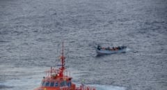 Una patera con ocho inmigrantes magrebíes es rescatada al sureste de Cabo de Gata