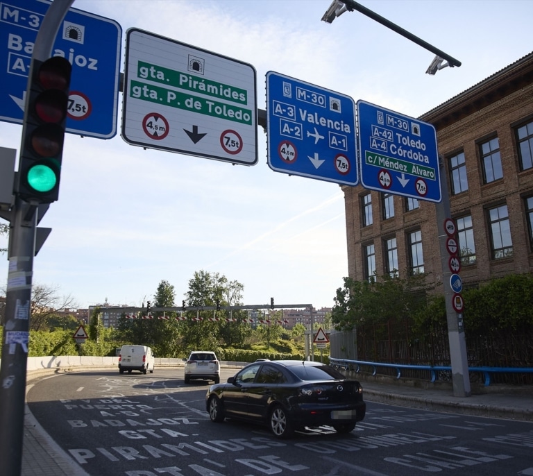 La A-5 comienza sus obras: el acceso al túnel de la M-30 en sentido Madrid estará cerrado hasta finales de agosto