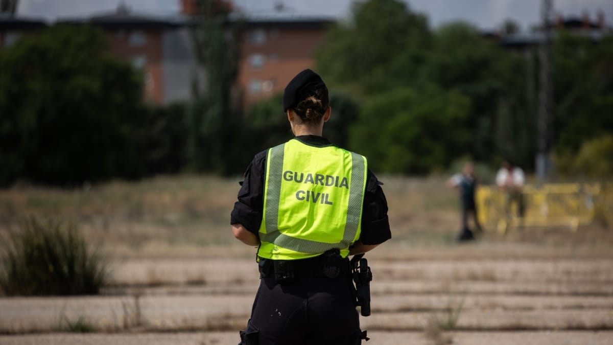 Una agente de la Guardia Civil.