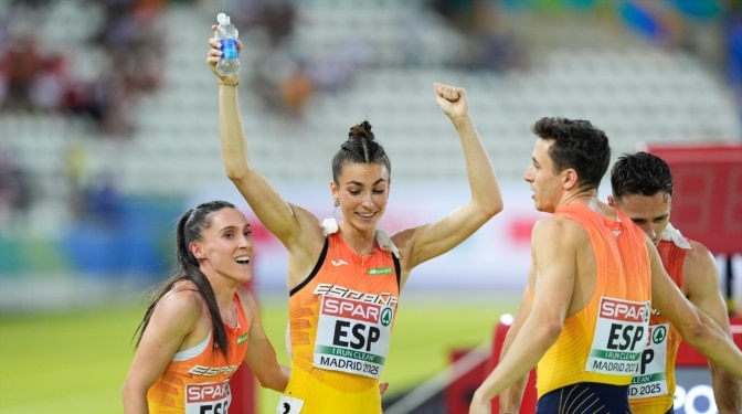 Quique Llopis, Wayde van Niekerk y las integrantes del relevo 4x100 destacan en el Meeting de Madrid 2025