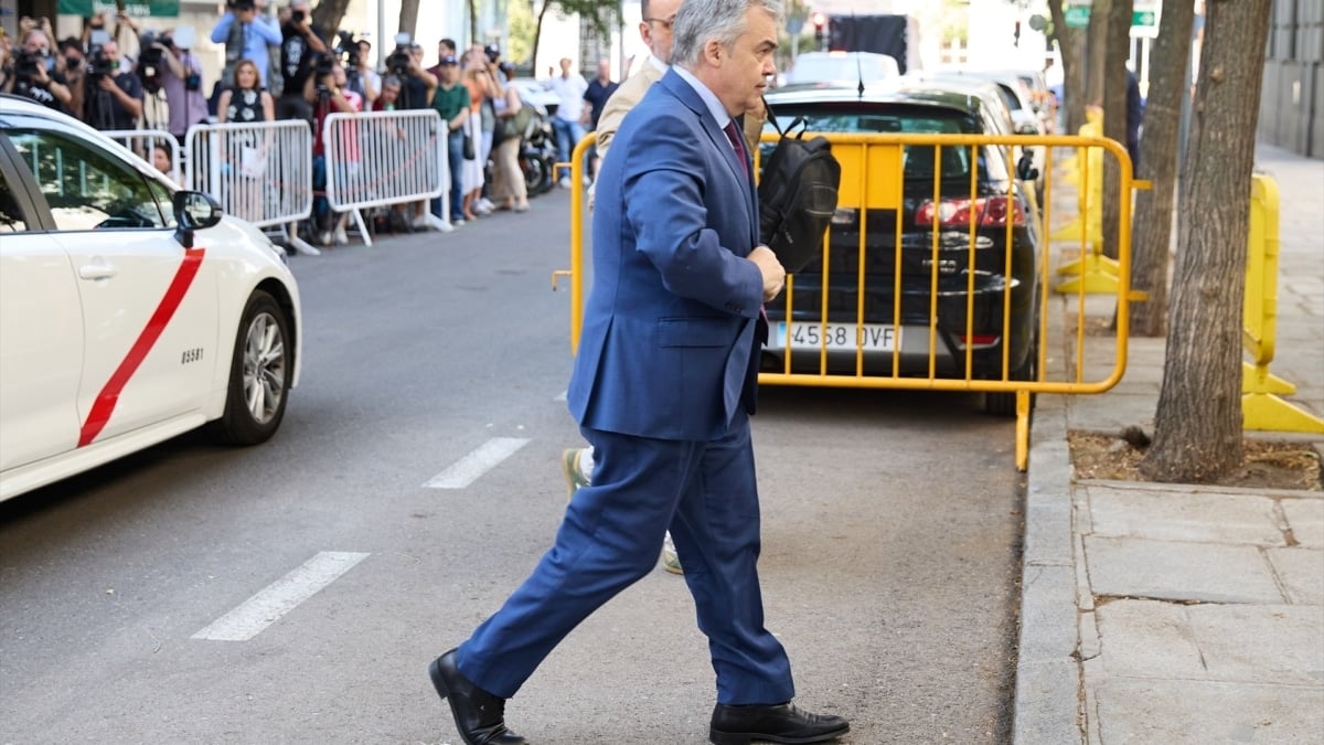 Santos Cerdán llega al Tribunal Supremo.