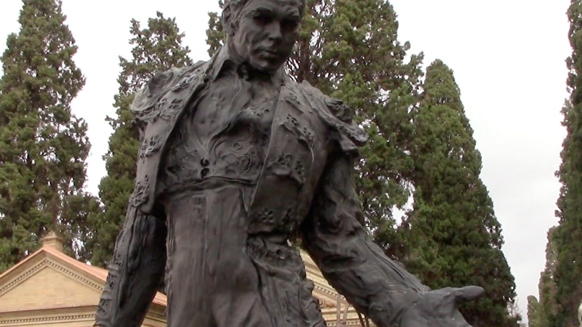 El mausoleo de Paquirri en el cementerio de San Fernando, en Sevilla