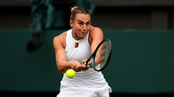 Sabalenka vence a Bouzková 7-6(4), 6-4 y avanza a tercera ronda en Wimbledon