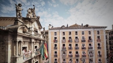Chupinazo con polémica e "indignación" por el "Viva Palestina libre" fuera del protocolo