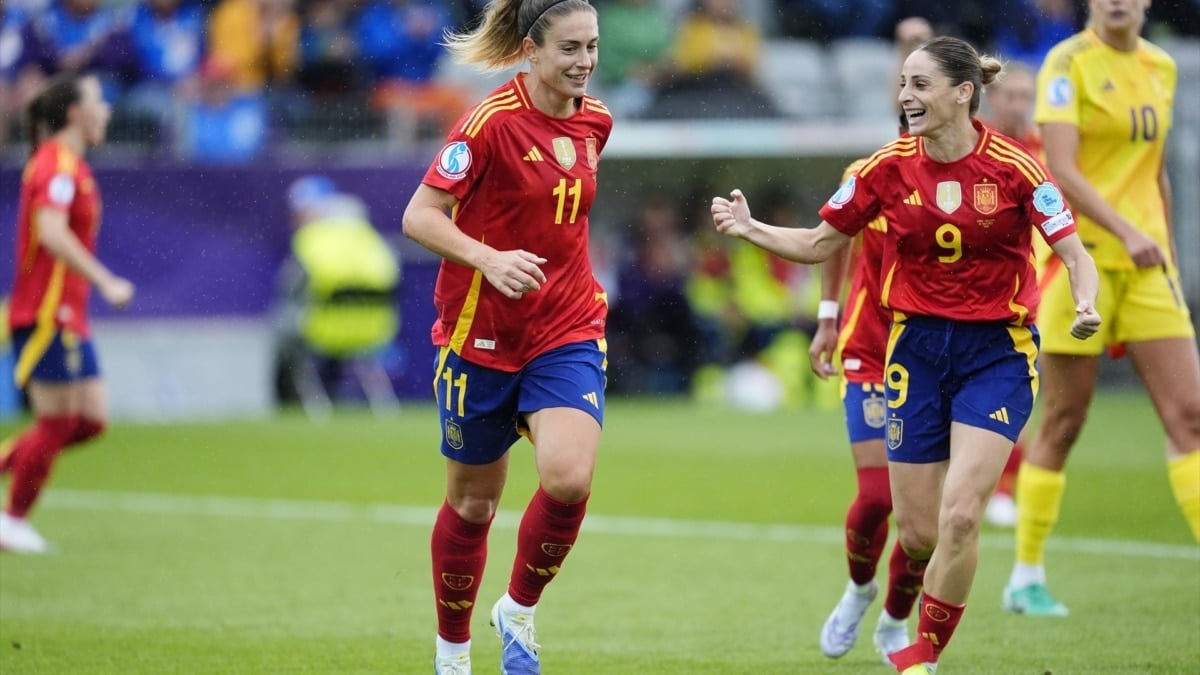 España arrolla 6-2 a Bélgica en la Eurocopa femenina