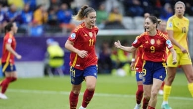 España arrolla 6-2 a Bélgica en la Eurocopa femenina