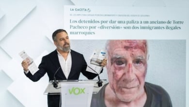 Abascal niega responsabilidades por la violencia en Torre Pacheco y carga contra Feijóo por estar más pendiente de una mayoría electoral