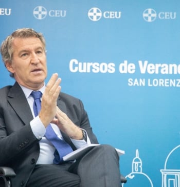Feijóo pide respeto a  Abascal y le acusa de "vivir mejor [...]