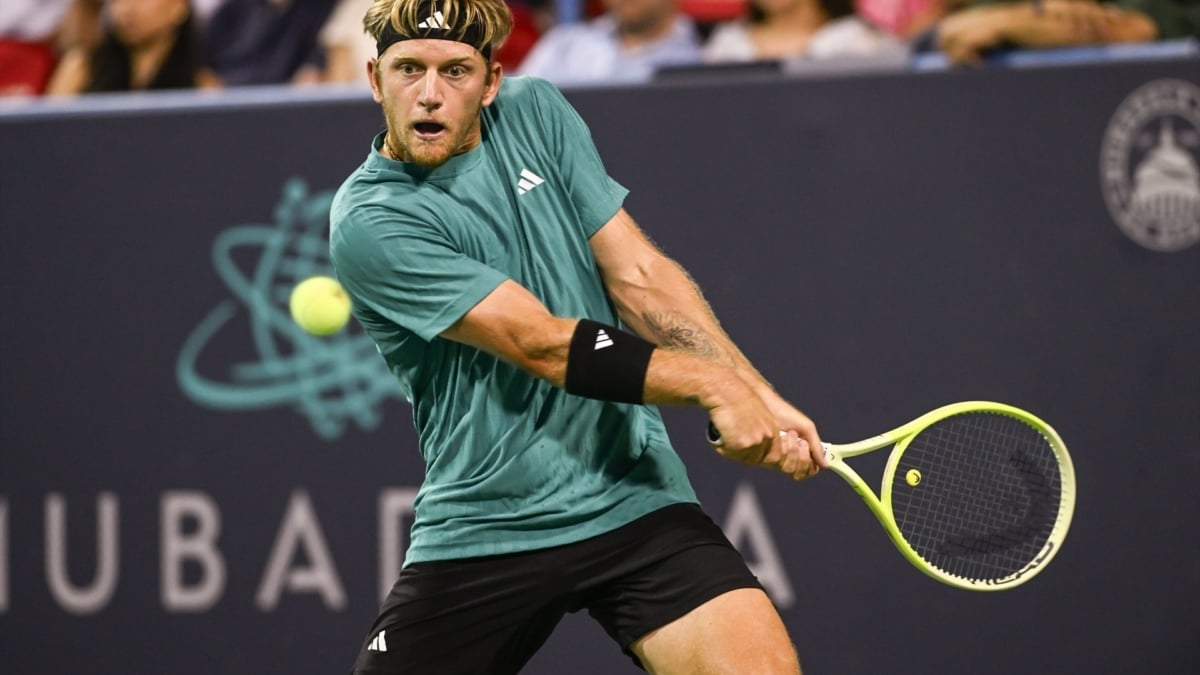 Alejandro Davidovich durante su final del ATP 500 de Washington