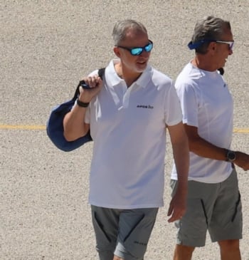 El Rey Felipe VI disfruta de sus vacaciones en Palma de Mallorca