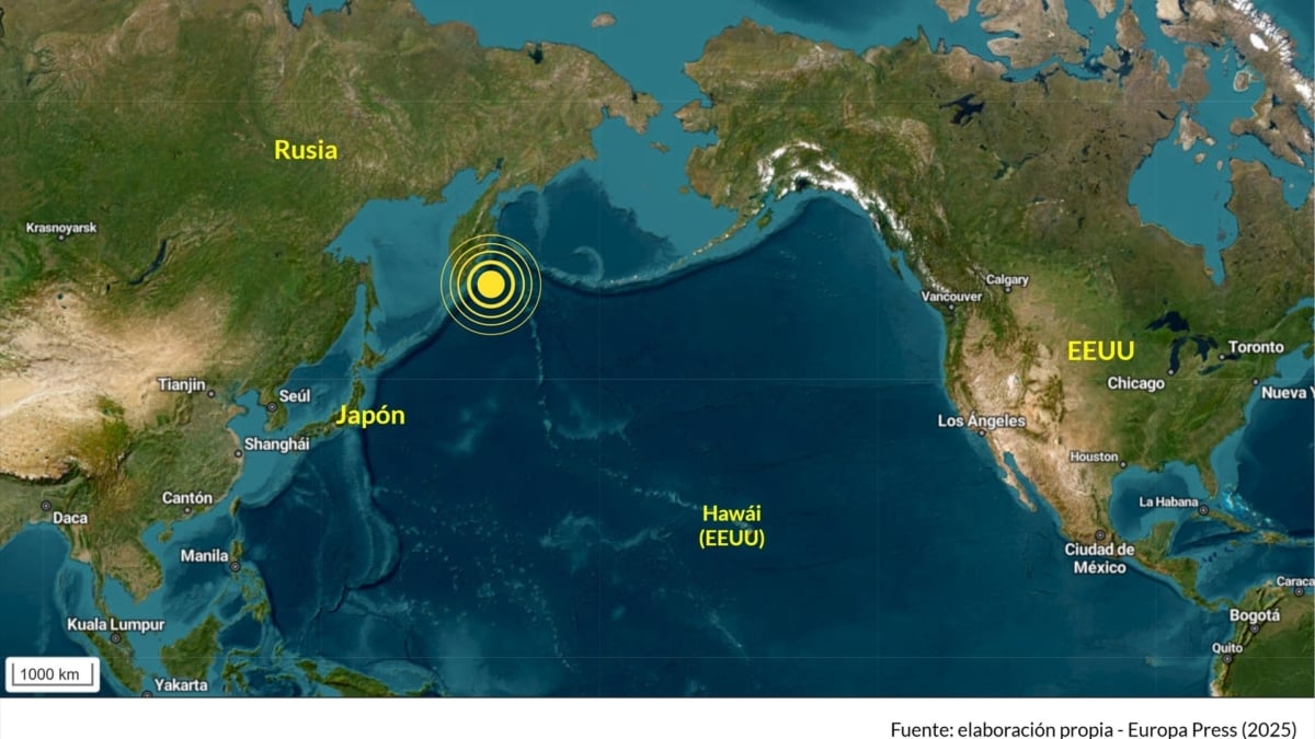 Las ondas sísmicas del terremoto en Rusia tardaron solo 15 minutos en llegar a España
