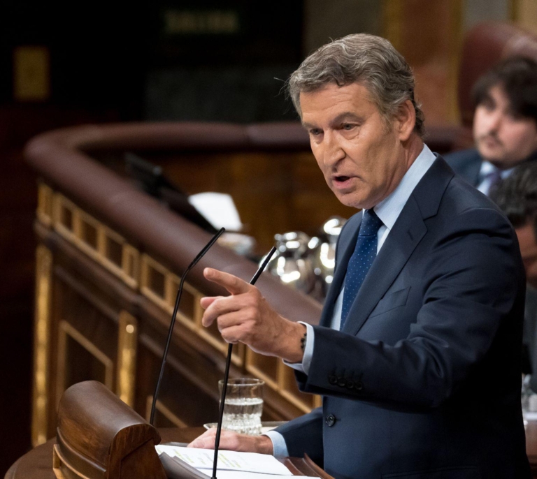 Feijóo a Sánchez: "Confiese lo que sabe, ayude a devolver el botín y convoque elecciones"
