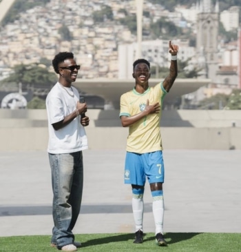 Vinícius Júnior inmortalizado en cera en Brasil