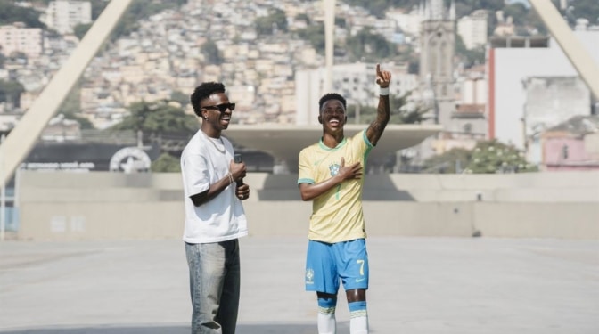 Vinícius Júnior inmortalizado en cera en Brasil