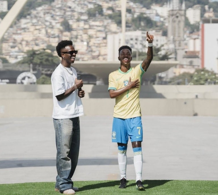 Vinícius Júnior inmortalizado en cera en Brasil