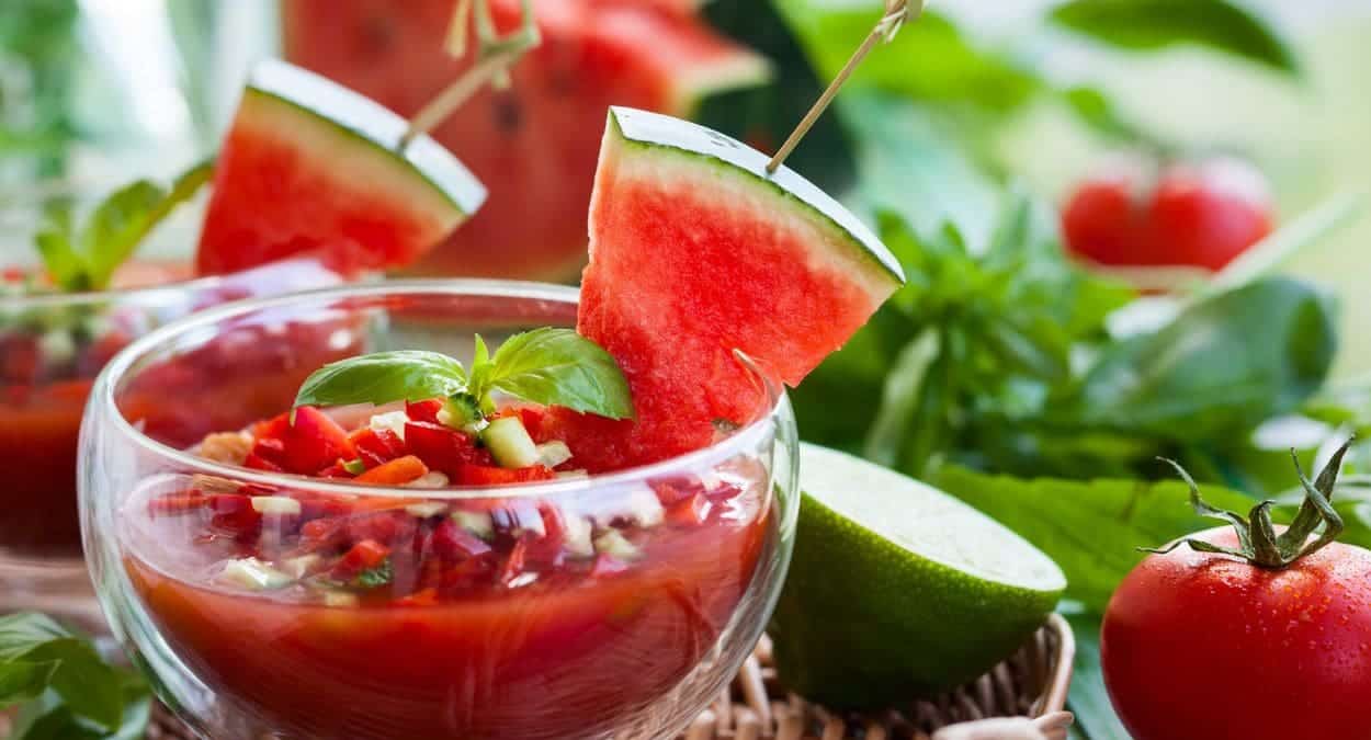 Cómo preparar gazpacho de Sandía