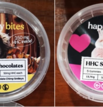 La marca Happy Bites vende productos con presencia de cannabinoides