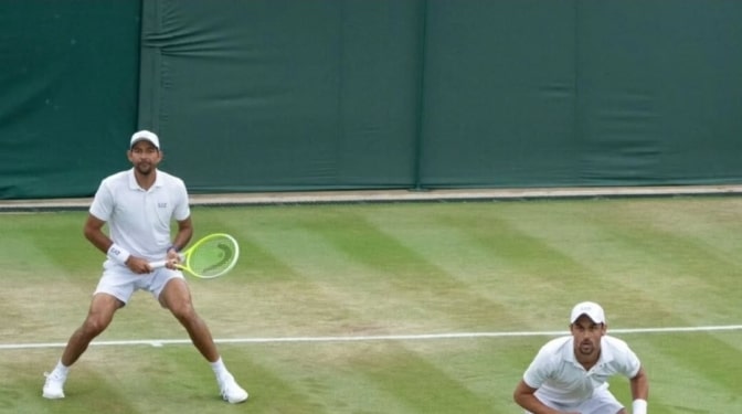 Arévalo/Pavić sucumben ante Hijikata/Pel en dobles de Wimbledon 2025