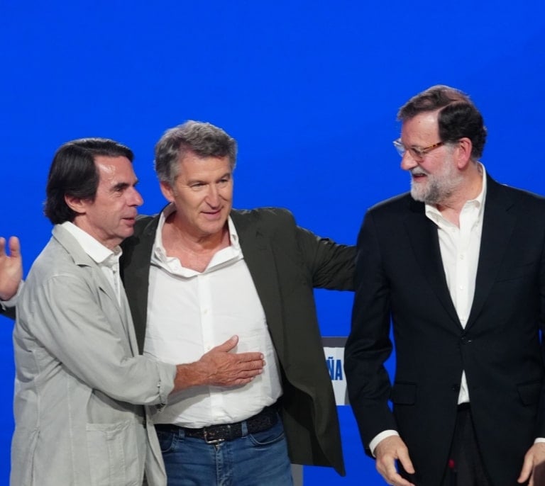 Aznar y Rajoy: los expresidentes del Gobierno que sí quieren votar a su partido