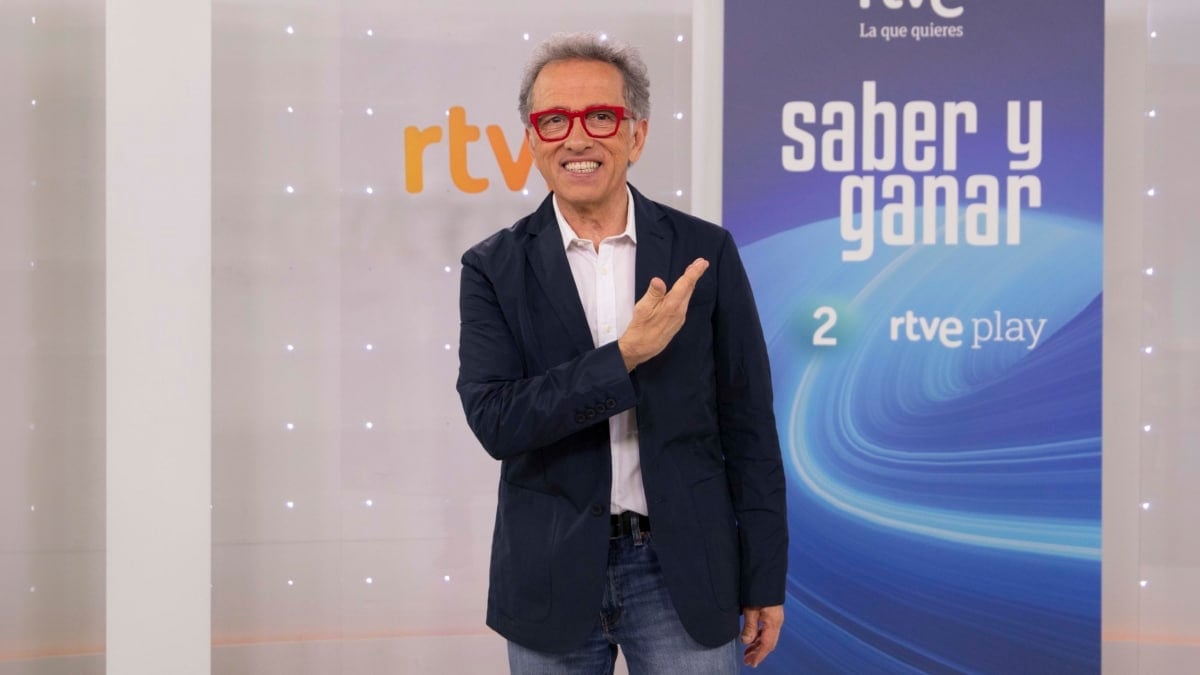 El presentador Jordi Hurtado a comienzos de junio en Torrespaña durante su encuentro con El Independiente.