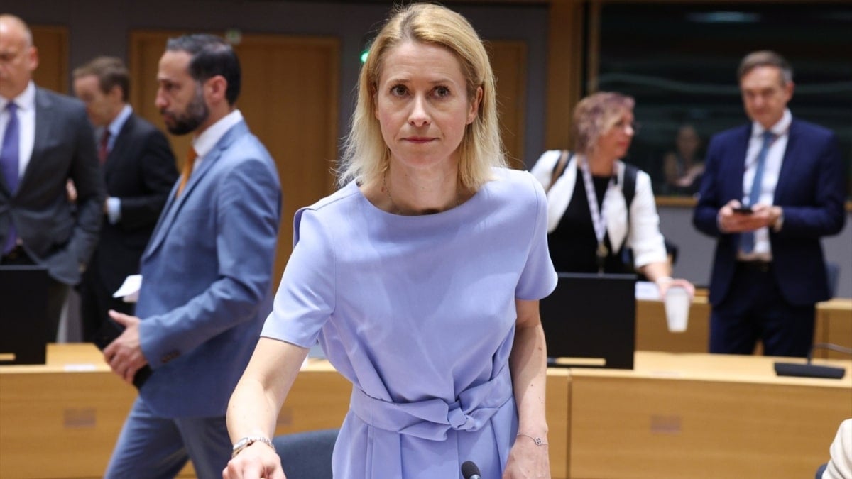 Kaja Kallas el pasado mes de junio en Bruselas.