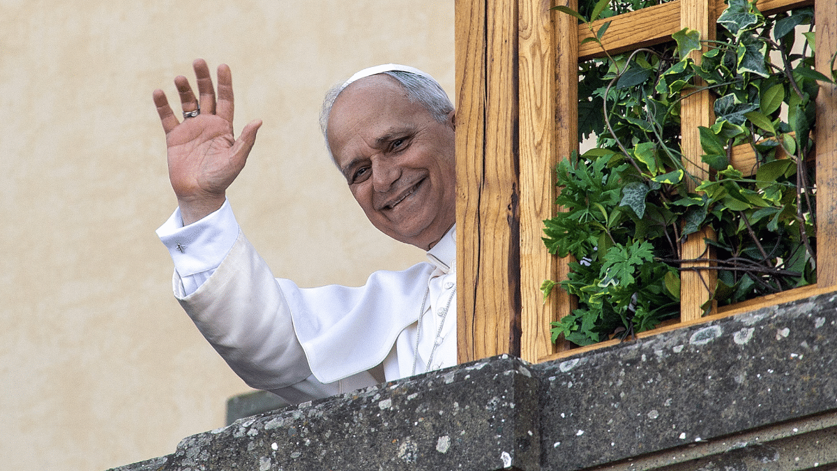León XIV en Castel Gandolfo.