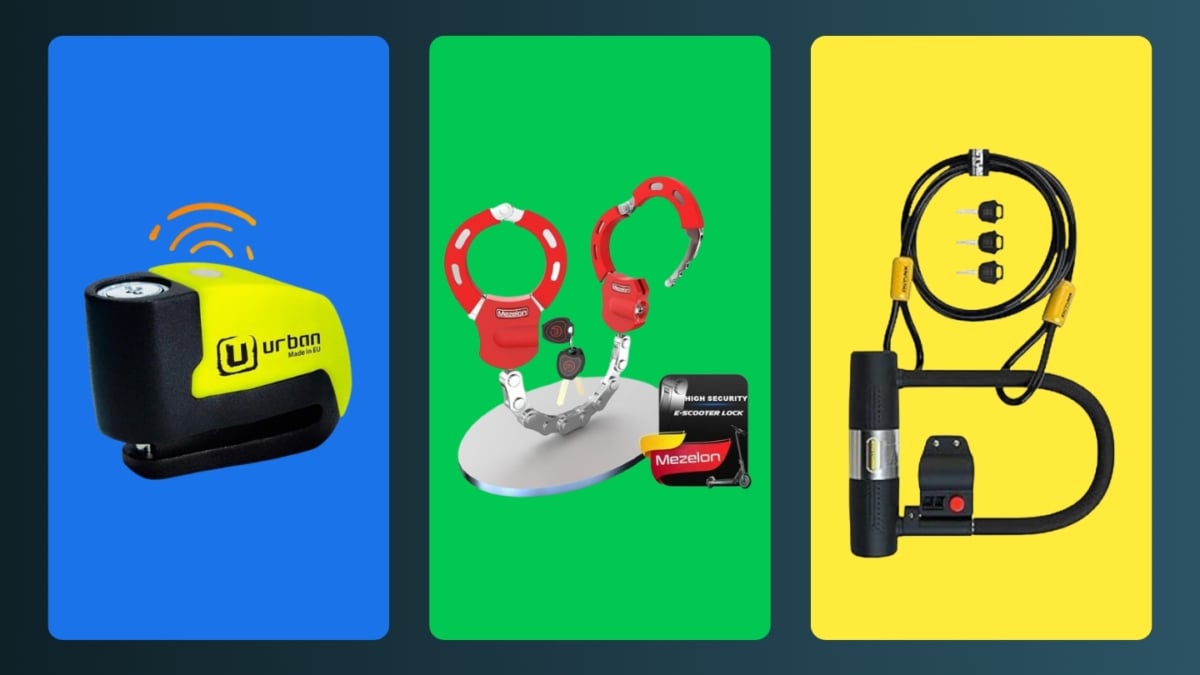 Los 7 mejores candados para patinete eléctrico de 2025