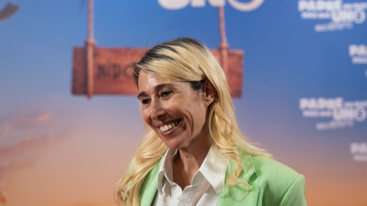 La productora María Luisa Gutiérrez durante el preestreno de 'Padre no hay más que uno, 5' en Alfafar el pasado 21 de junio.