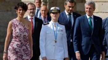 La princesa de Asturias ya es "una gallega más"