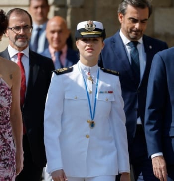 La princesa de Asturias ya es "una gallega más"