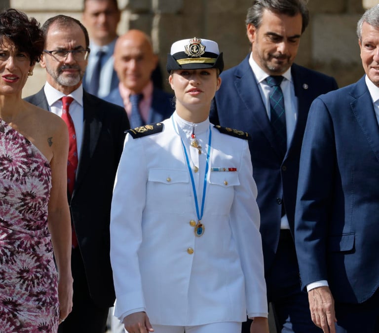 La princesa de Asturias ya es "una gallega más"