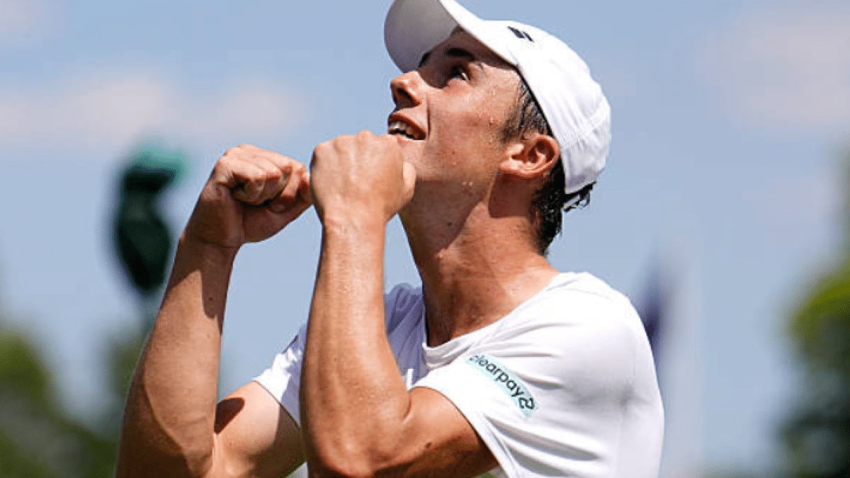 Oliver Tarvet, universitario británico y sorpresa de Wimbledon, reta a Alcaraz