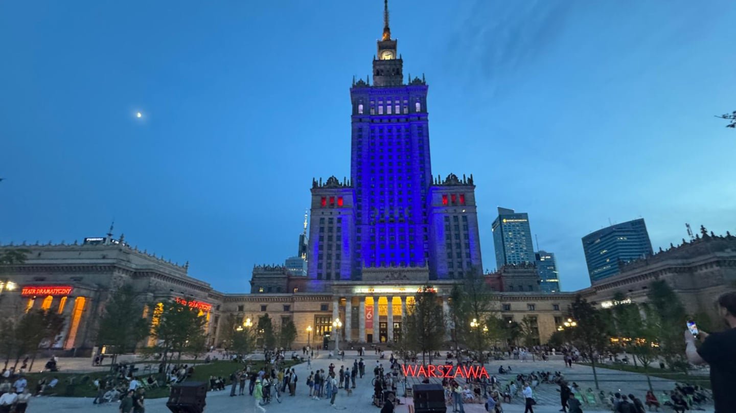 Palacio de la Cultura y la Ciencia en Varsovia