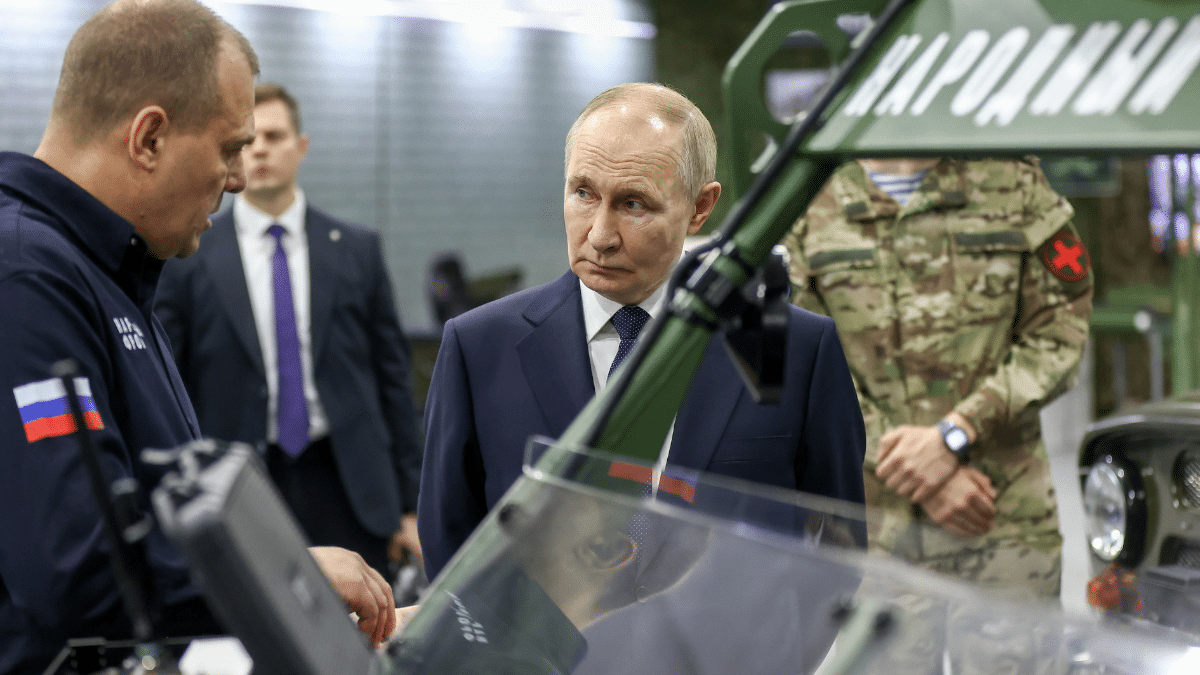 Vladímir Putin, el pasado 6 de julio en una exhibición militar en Moscú.