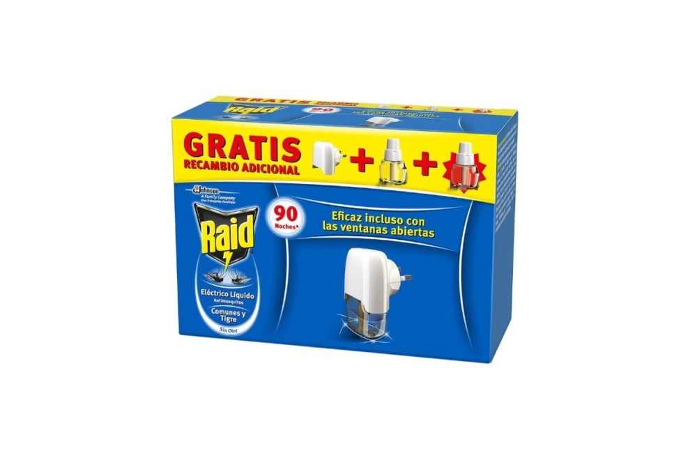 Raid eléctrico antimosquitos