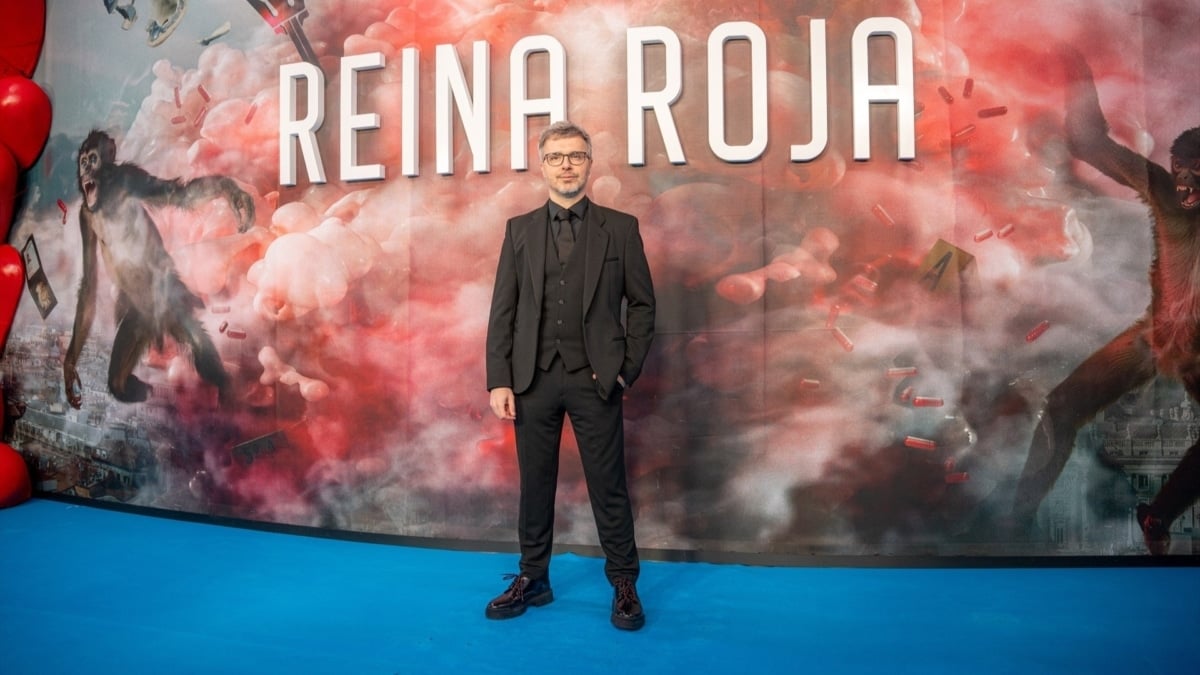 El autor de 'Reina Roja', Juan Gómez-Jurado, en el estreno de la serie basada en la saga literaria.
