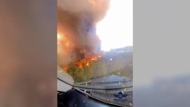 Así actuaron en el incendio de Méntrida los 'corsarios' del Ejército del Aire