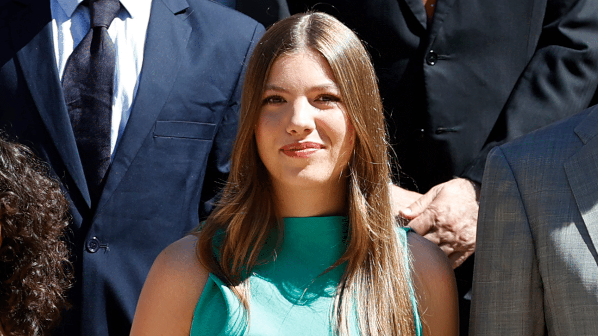 La infanta Sofía el pasado 15 de julio en una recepción en La Zarzuela.