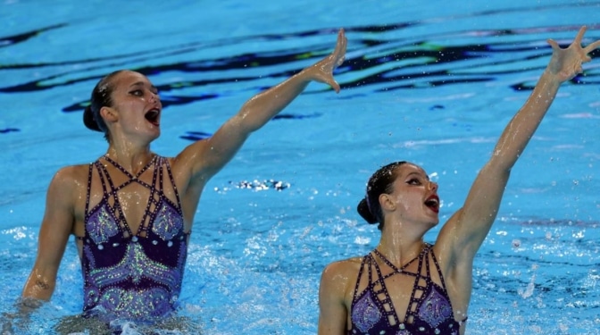 Iris Tió y Lilou Lluís conquistan el primer oro mundial español en dúo libre de natación artística