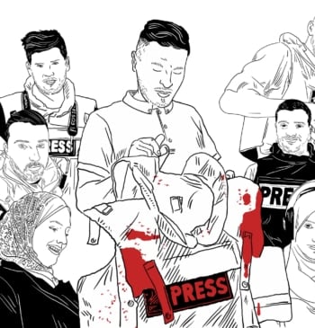 Réquiem por los 245 periodistas palestinos asesinados por Israel en Gaza