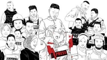 Réquiem por los 245 periodistas palestinos asesinados por Israel en Gaza