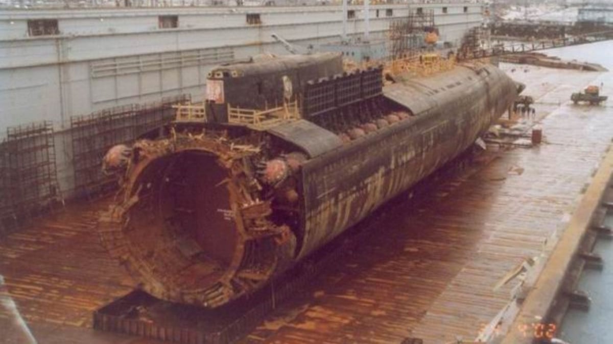 Restos del submarino ruso Kursk