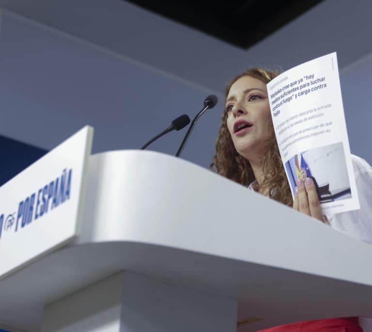 El PP tacha de "cortina de humo" el pacto de Estado anunciado por Sánchez y reclama la ayuda militar en los incendios