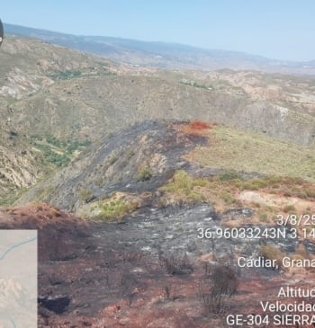 Controlado el incendio forestal en Cádiar, cerca de la pedanía de Yátor [...]