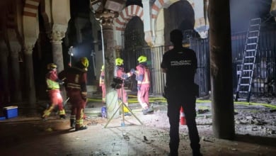 Susto en Córdoba, los bomberos evitan una catástrofe en la Mezquita