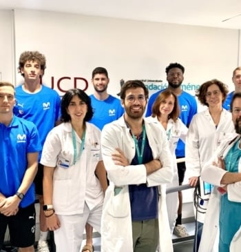 La Fundación Jiménez Díaz completa los reconocimientos médicos del Movistar Estudiantes