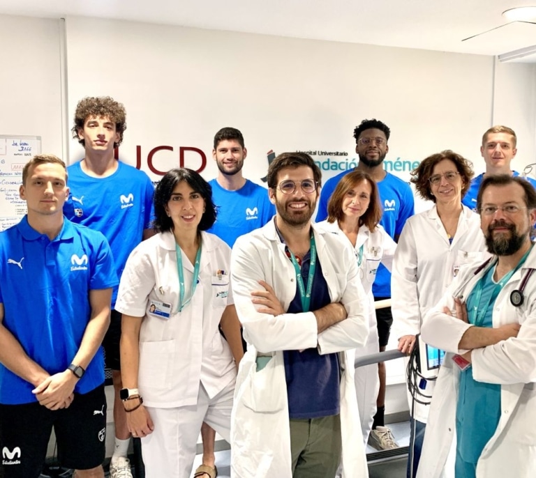La Fundación Jiménez Díaz completa los reconocimientos médicos del Movistar Estudiantes