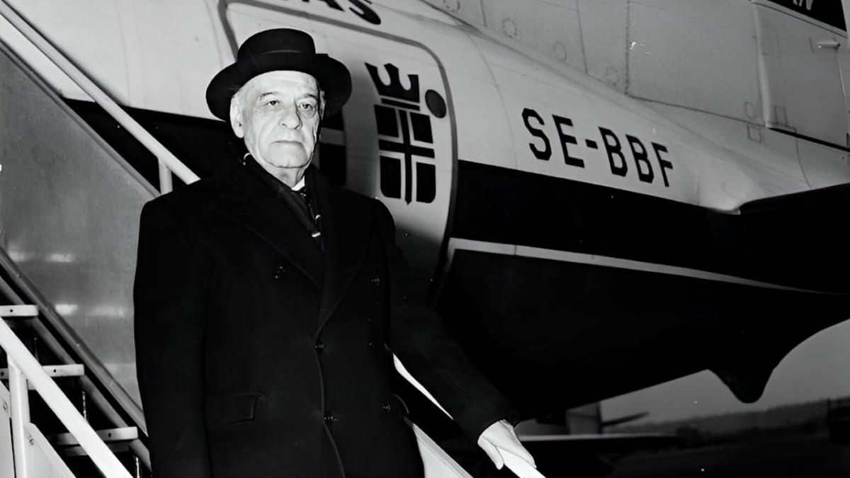 José Ortega y Gasset regresó de su exilio el 26 de agosto de 1945